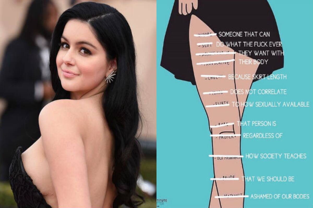 decaan rots vervolging Ariel Winter burns online slut shamers with a thought-provoking picture on  Instagram | India.com