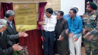 Train to Leh, Ladakh: Suresh Prabhu lays foundation stone for Bilaspur-Mandi-Leh Rail Line to be built at a cost of Rs 157 cr Train to Leh, Ladakh: Suresh Prabhu lays foundation stone for Bilaspur-Mandi-Leh Rail Line to be built at a cost of Rs 157 cr