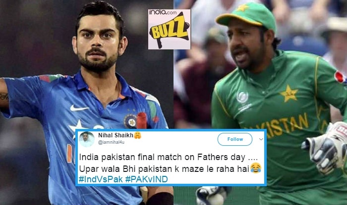 India vs Pakistan 2017 ICC CT Final: Twitter cannot stop making father-son  connection ahead of Champions Trophy decider on Father's Day 