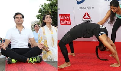 reebok international yoga day