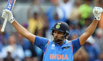 रोहित शर्मा ने अपने करियर का 11वां वनडे शतक बनाया (icc)