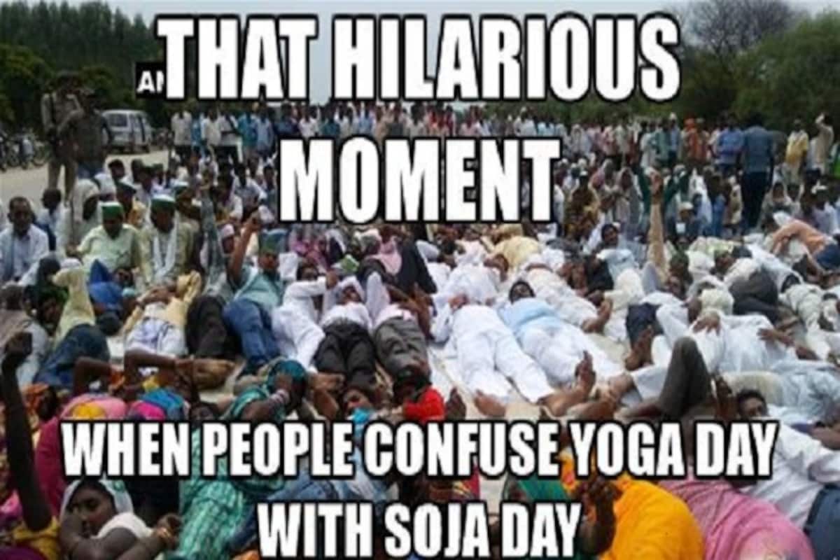 Yoga Day Images: Hilarious memes of politicians performing asanas on  International Yoga Day 2017 