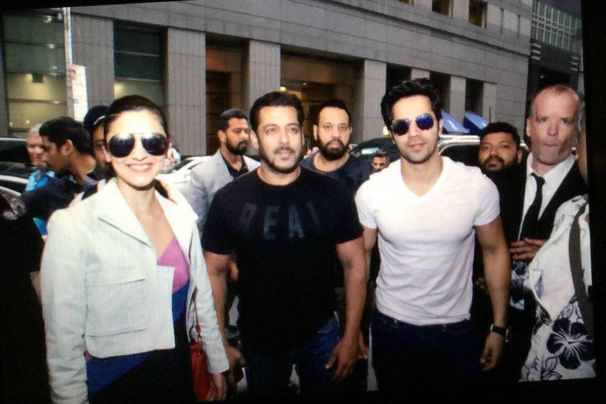 Iifa 2017 Salman Khan Alia Bhatt And Varun Dhawan Are All Smiles As They Meet Up In New York India Com Iifa awards 2017 press conference full video new york | salman khan, katrina kaif, alia bhatt. iifa 2017 salman khan alia bhatt and