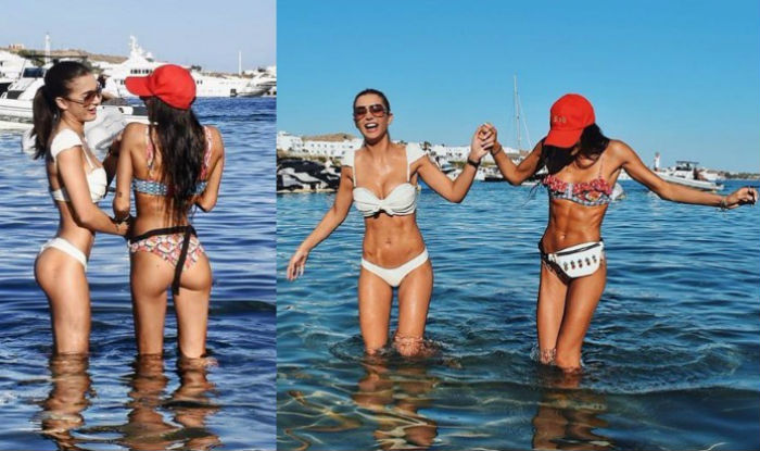 Beautiful Hot Naked Beach Babes - Amy Jackson Flaunts Hot Booty in Sexy White Bikini, Captions Sizzling  Picture 'Beach Bum Beauty'! | India.com