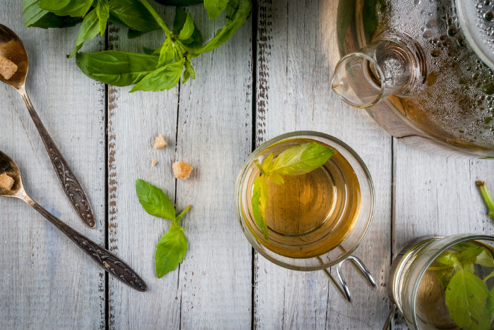 Basil tea