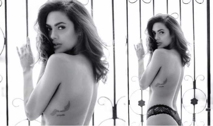Esha Gupta is Very Naked in New Picture! Hot Baadshaho Actress Wears Nothing But Sexy Black Panties India picture