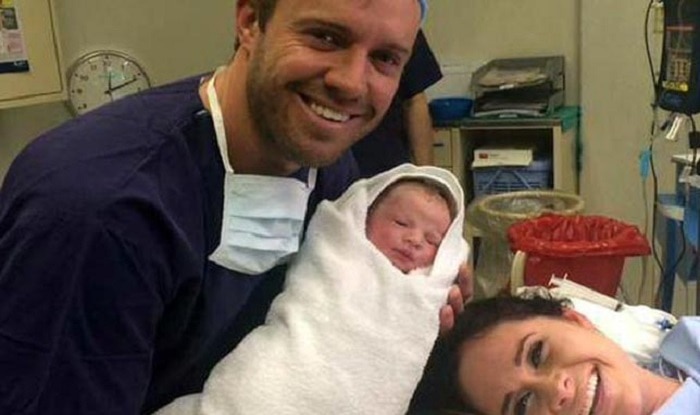 AB de Villers, Danielle Welcome Second Child John Richard de Villers