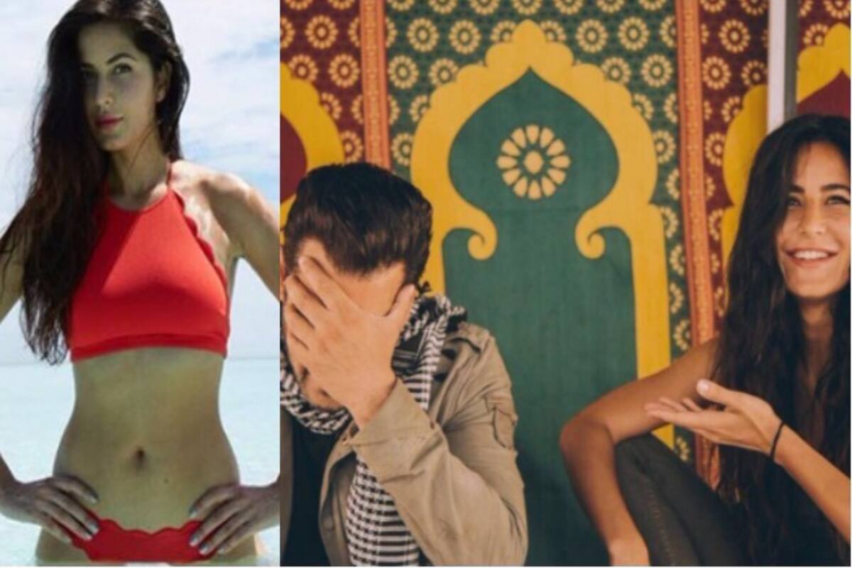 Salman Khan And Katrina Kaif Xxx Photo - Katrina Kaif in Red Hot Bikini or Smiling with Salman Khan on Tiger Zinda  Hai sets: Which Instagram Picture You Have Fallen in Love With More? |  India.com