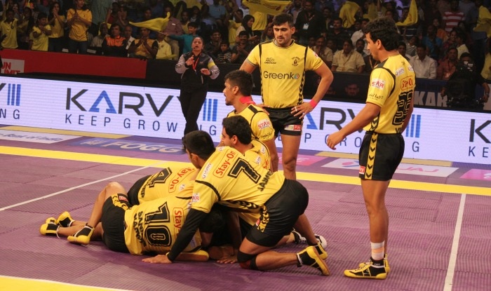 Bengaluru Beat Hyderabad | Pro Kabbadi League 2017: Telugu Titans Vs ...