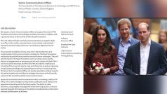 The British Royal Family is Hiring! Prince William & Princess Kate Middelton Post Job Profile on LinkedIn!
