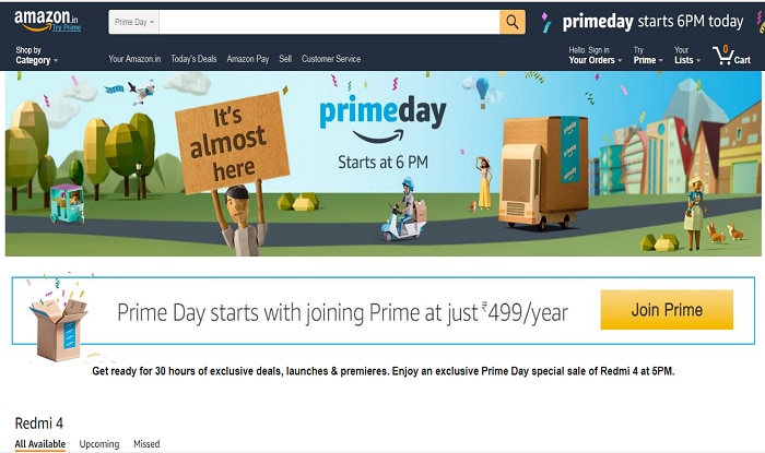 Amazon Prime Day sale