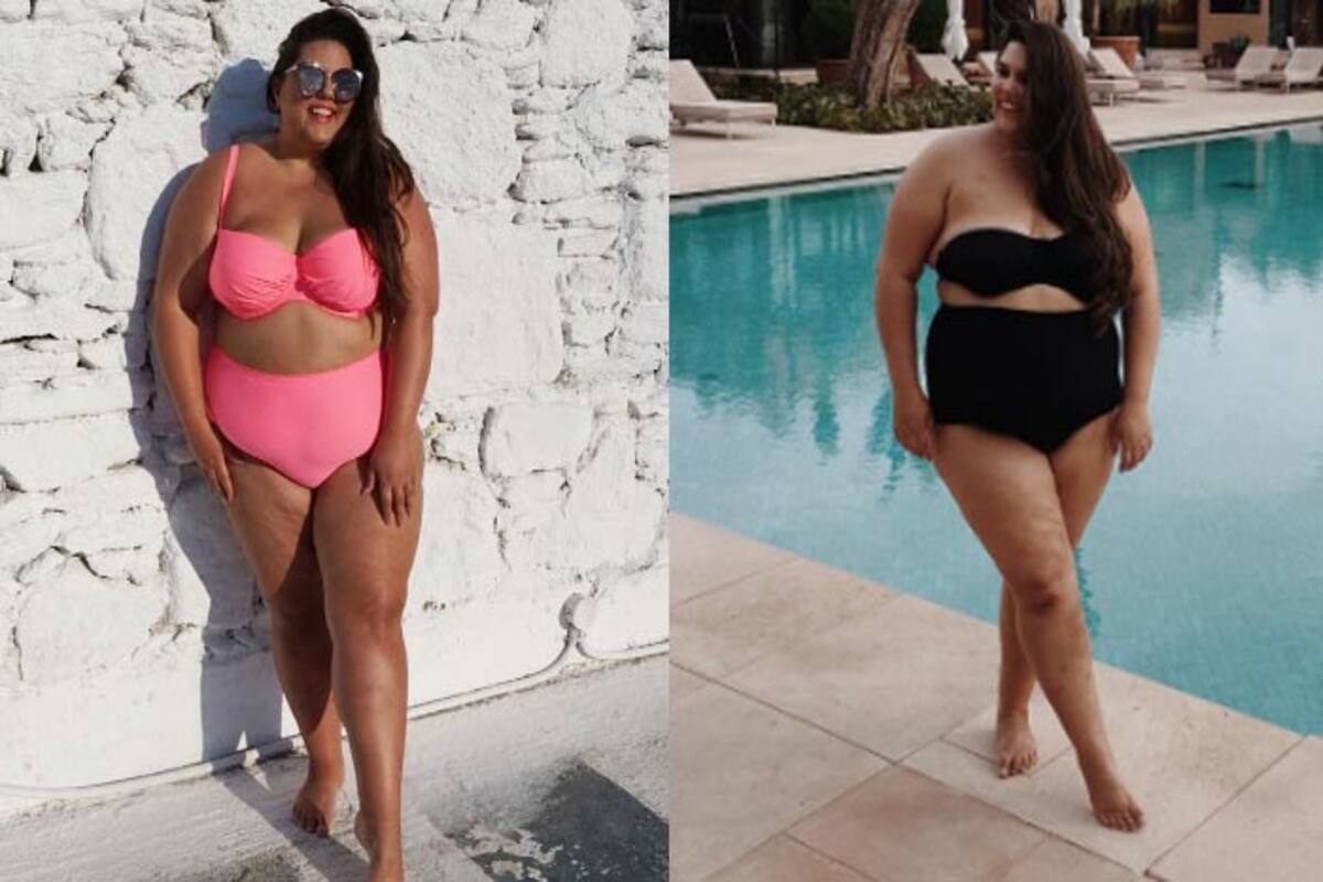 Plus-size model and her slim best friend pose in the same outfits in viral  TikTok videos