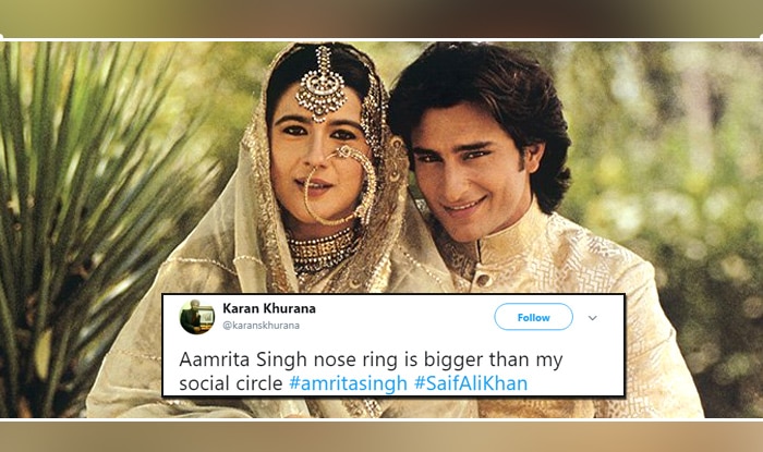 This Picture Of Amrita Singh And Saif Ali Khan’s Wedding Day is Going ...