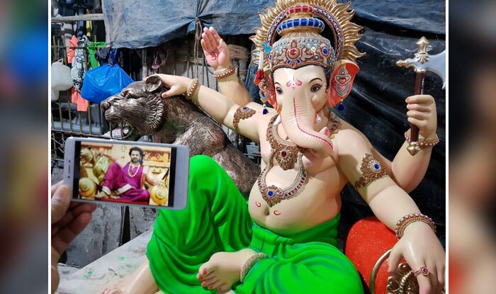 prabhas baahubali avatar inspired ganesh idols are too cute to miss view pics india com prabhas baahubali avatar inspired