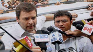 Rahul Gandhi Evades Questions by Media on Karnataka Tax Raids Rahul Gandhi Evades Questions by Media on Karnataka Tax Raids