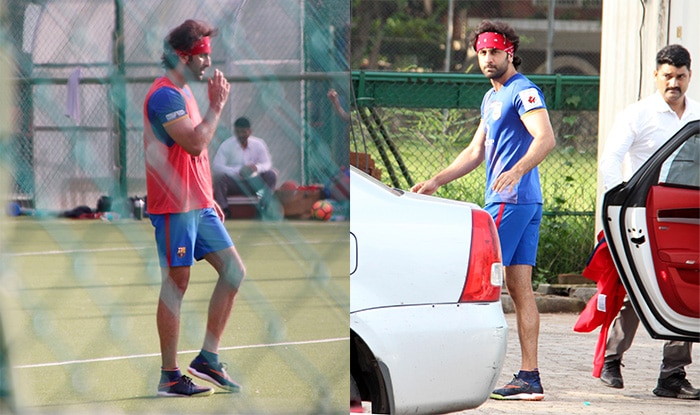 Ranbir Kapoor Enjoys A Game Of Football With His Friends -View Pics ...