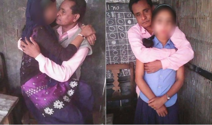 700px x 415px - Teacher Takes Intimate Pictures With Student & Posts Online! Creepy  Photoshoot of Assam Man Groping and Hugging Girl Goes Viral | India.com
