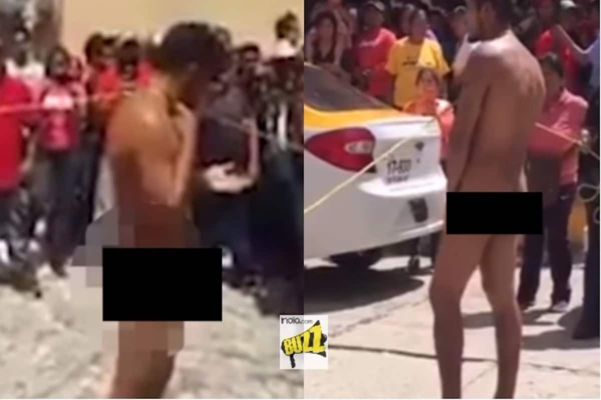 Man Stripped Naked and Dragged Through Streets for Stealing Mobile Phone in  Disturbing Video | India.com