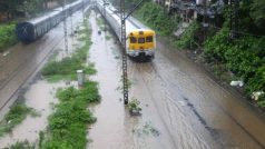 Mumbai Rains in Photos: Waterlogging at Many Places; Local Trains Stalled