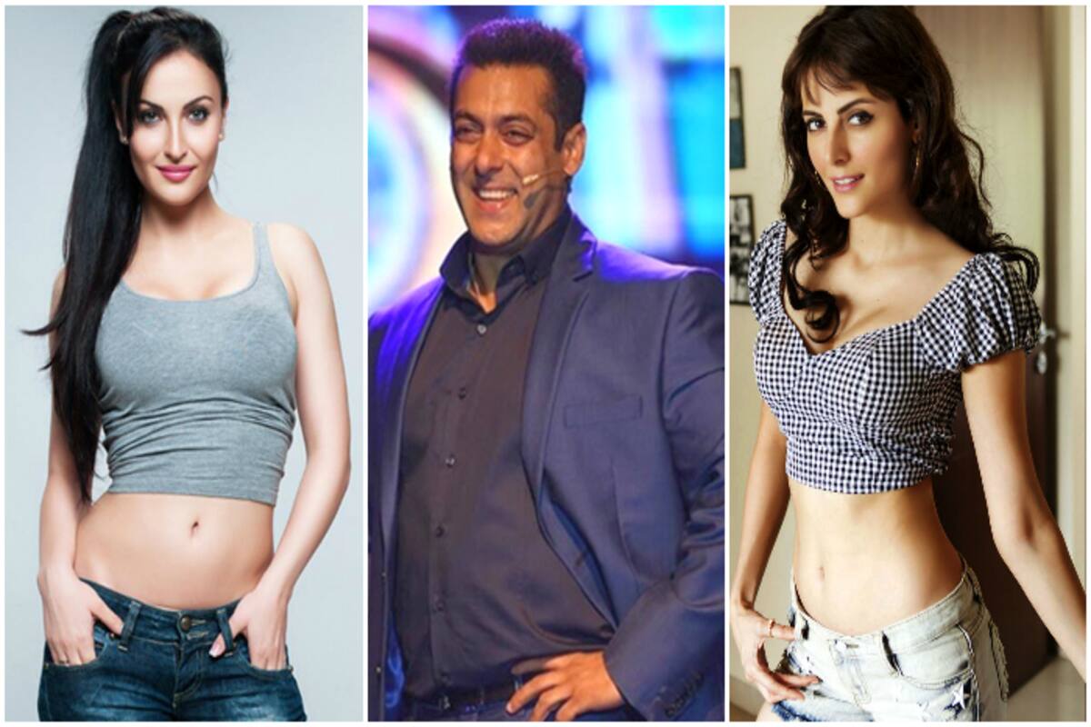 Salman Khan Xvideo - Bigg Boss Hotties â€“ Elli AvrRam, Mandana Karimi: Salman Khan And His  Favourite Ladies In The House | India.com