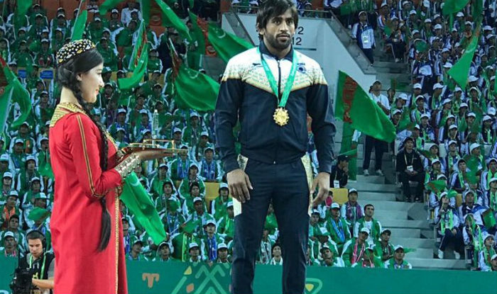 Wrestler Bajrang Punia Wins Gold in Asian Indoor and