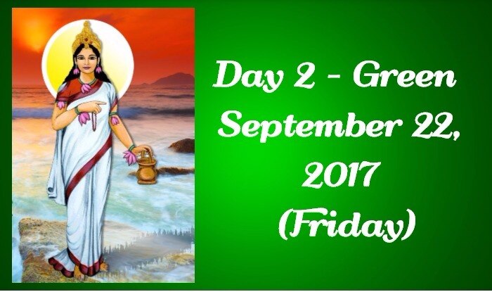 Navratri Colour of Day 2