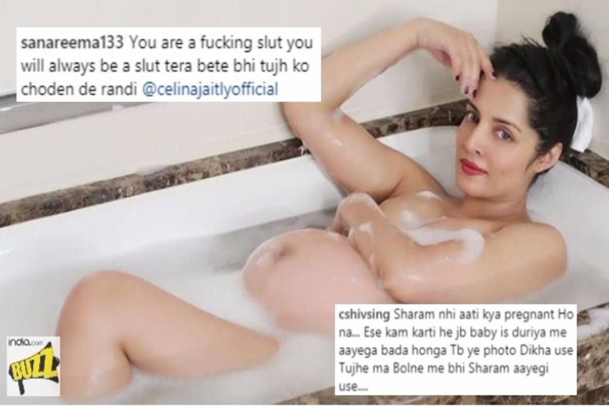 Indian Soap Star Naked - Pregnant Celina Jaitly Shows Off Baby Bump in Naked Bathtub Picture With  Strong Caption, Gets Slut Shamed by Internet Trolls | India.com