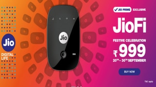 Reliance Jio Slashes JioFi Dongle Price to Rs 999 During Festive Season; How to Book and More Reliance Jio Slashes JioFi Dongle Price to Rs 999 During Festive Season; How to Book and More