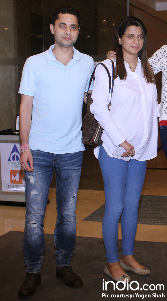 kangana ranaut's sister Rangoli Chandel with with husband Ajay Chandel