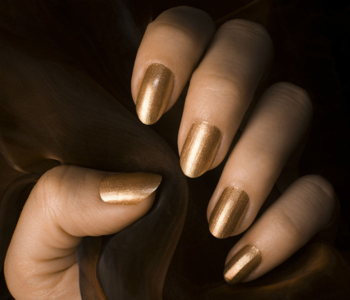 Buy Rebellion Color Perfection Nail Enamel - 12ml | Metallic Gold - Caring  Gold RM05 | Gel Finish | 21 free formula | Quick-Drying | High gloss |  Curved thick Applicator |