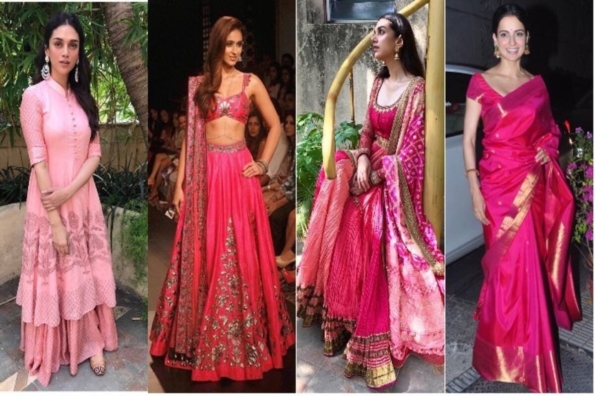 Navratri 2017 Day 8 Color Pink: Wear Gorgeous Shades of Pink 5 in Different  Ways on Ashtami! | India.com