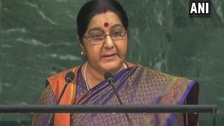 EAM Sushma Swaraj addresses the 72nd United Nations General Assembly, Top things to know | LIVE: संयुक्त राष्ट्र महासभा में सुषमा स्वराज का भाषण, जानें सभी बड़ी बातें EAM Sushma Swaraj addresses the 72nd United Nations General Assembly, Top things to know | LIVE: संयुक्त राष्ट्र महासभा में सुषमा स्वराज का भाषण, जानें सभी बड़ी बातें
