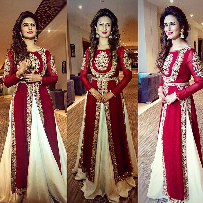 Scrutiny: #SPOTTED : Divyanka Tripathi selecting the perfect wedding dress!!