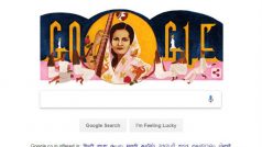 Remembering Begum Akhtar on his 103rd Birthday Google dedicates this special Doodle | बेग़म अख्तर का 103वां जन्मदिन मना रहा है गूगल, इस खास अंदाज में डूडल बनाकर किया याद