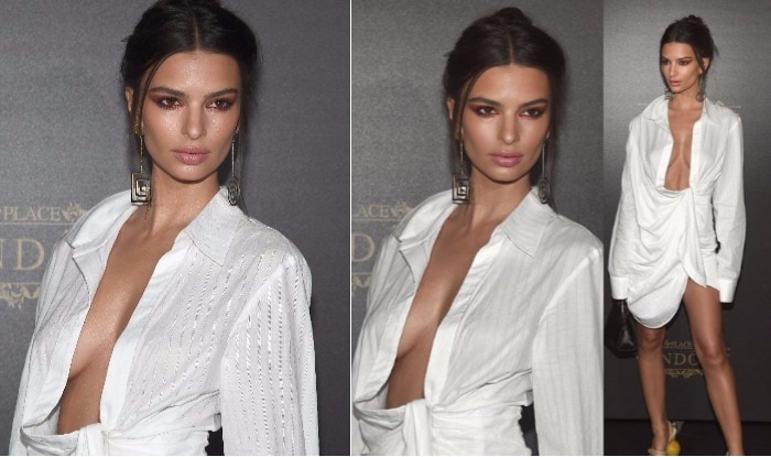 sexy braless dress