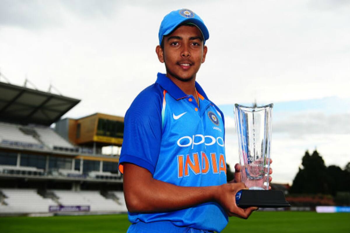 Prithvi Shaw Named Captain of India For ICC Under-19 Cricket