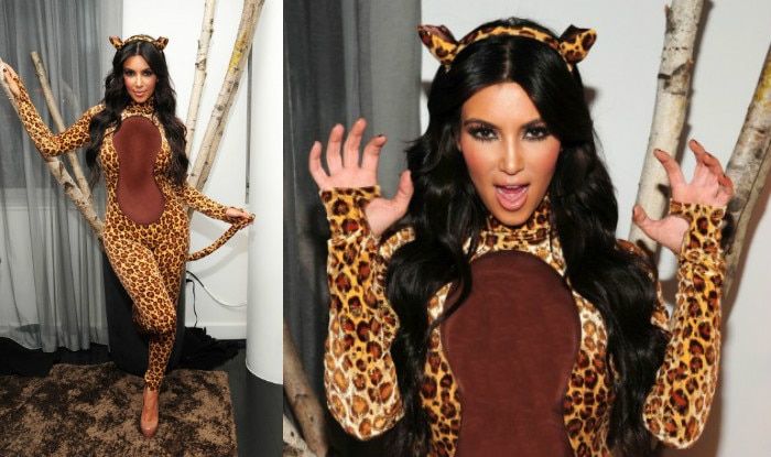 Kim Kardashian halloween cheetah