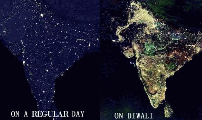 Latest Satellite Map Of India Diwali Image Of Indian Map Taken From Nasa Satellite Is Fake: The Famous  Glowing Photo Of Map Of India Is Back | India.com