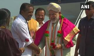 पीएम मोदी पहुंचे कर्नाटक, बिदार-कालबुर्गी रेलवे ट्रैक का करेंगे उद्घाटन