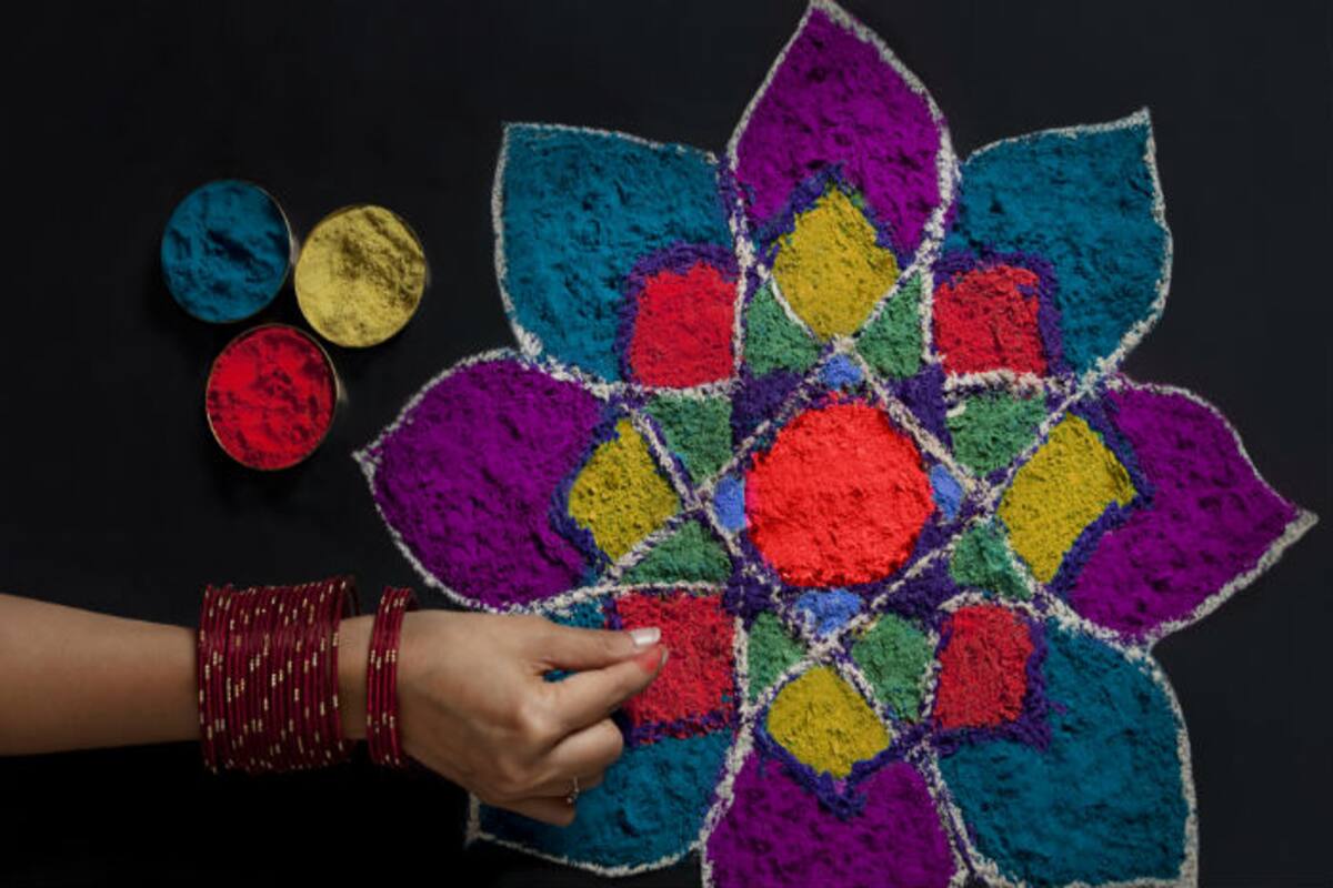 very simple rangoli designs for home