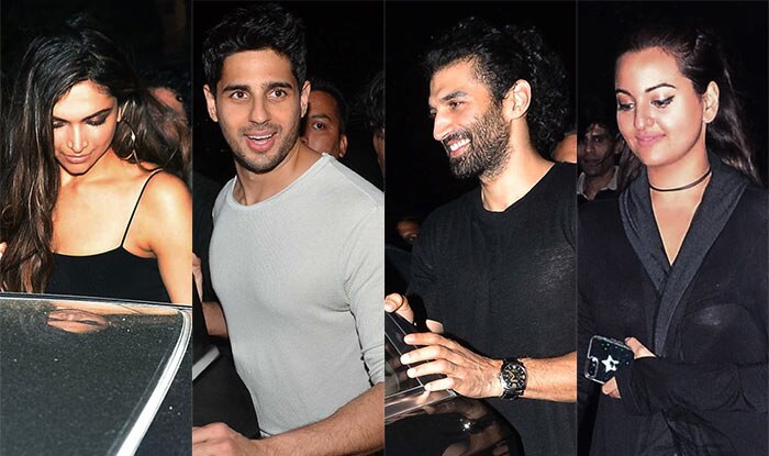 Deepika, sidharth, sonakshi , adi unwind from their busy schedule