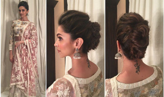 Deepika Padukone Hairstyles With Sarees  Style Inspiration