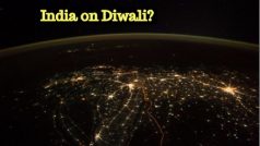 Diwali Celebrations Picture of India From Space Fake? Astronaut Paolo Nespoli Viral Photo is Real But Its Story is Not