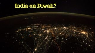Diwali Celebrations Picture of India From Space Fake? Astronaut Paolo Nespoli Viral Photo is Real But Its Story is Not Diwali Celebrations Picture of India From Space Fake? Astronaut Paolo Nespoli Viral Photo is Real But Its Story is Not