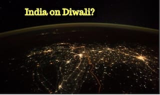 Diwali Celebrations Picture of India From Space Fake? Astronaut Paolo Nespoli Viral Photo is Real But Its Story is Not