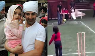 Gautam Gambhir’s Daughter Aazeen Bowls to Daddy, Leaves Twitterati Stumped with Her Cuteness (Watch Video)