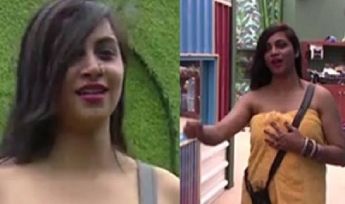 Bigg Boss 11 Arshi Khan Steps Out Wrapped In A Towel Only To Prove