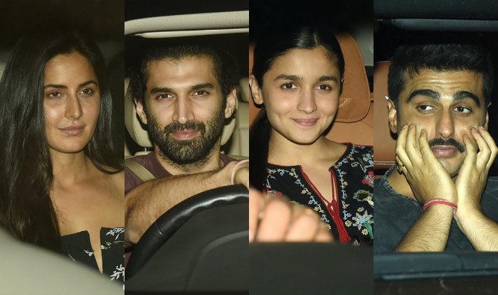 Katrina Kaif, Aditya Roy Kapur, Alia Bhatt, Arjun Kapoor Hang Out Like ...