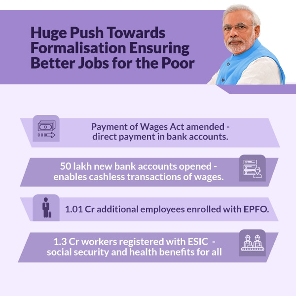 More jobs for the poor