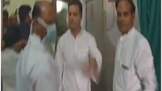 NTPC Explosion: Rahul Gandhi reaches Rae Bareli hospital, meet injured | NTPC हादसा: गुजरात दौरा रद्द कर रायबरेली पहुंचे राहुल गांधी, पीड़ितों से मिले, अब तक 30 की मौत NTPC Explosion: Rahul Gandhi reaches Rae Bareli hospital, meet injured | NTPC हादसा: गुजरात दौरा रद्द कर रायबरेली पहुंचे राहुल गांधी, पीड़ितों से मिले, अब तक 30 की मौत